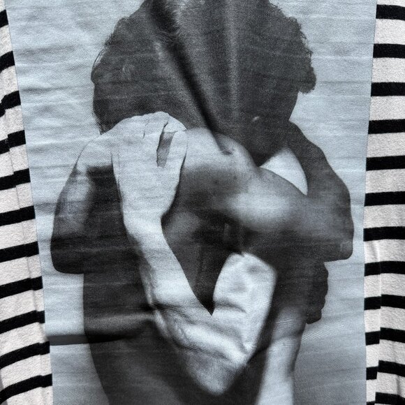 EUC Zara Robert Mapplethorpe Embrace 100% Cotton Striped Top Limited Edition - Picture 7 of 9